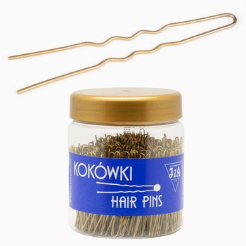 Iza kokówki karbowane 65mm - 500g -złote