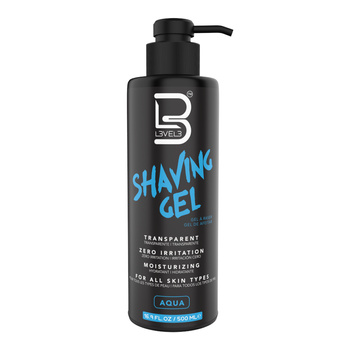 LEVEL3 SHAVING GEL Żel do golenia - AQUA 500 ml