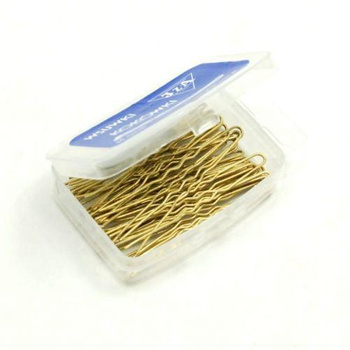 Iza kokówki karbowane 45mm - 36szt. -złote