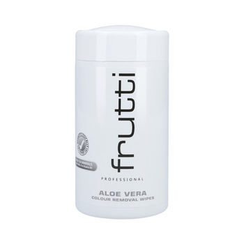FRUTTI  COLOUR REMOVER WIPES Nawilżające chusteczki z aloesem do zmywania plam z farby 100szt.