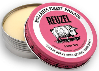 REUZEL Heavy Hold Greasy Pomada o średnim nabłyszczeniu oraz mocnym utrwaleniu 95 g