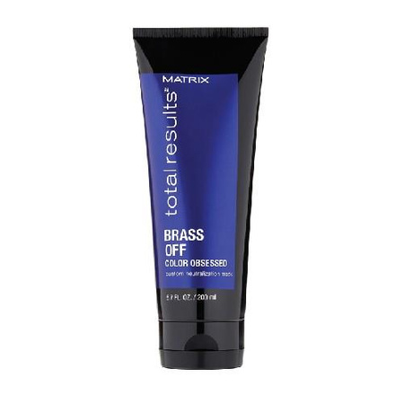 Matrix Total Results Brass Off Maska do włosów neutralizująca miedziane i żółte 200 ml