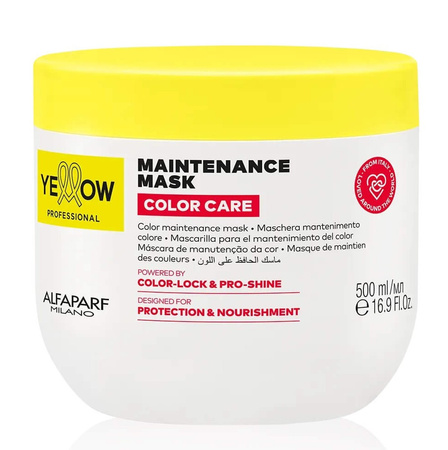 Yellow Maintennance Mask Color Care Maska do włosów farbowanych 500 ml
