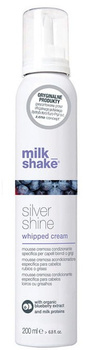 Milk Shake Silver Shine Whipped Cream Kremowa odżywka w piance do włosów siwych i blond 200 ml