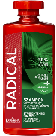 RADICAL Szampon wzmacniający do włosów osłabionych i wypadających 400 ml