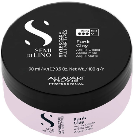 Alfaparf Semi di Lino Style&Care Funk Clay Glinka matująca 90 ml