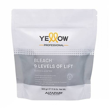 Yellow Bleach 9 Levels Of Lift Bezpyłowy rozjaśniacz do 9 tonów 500 g