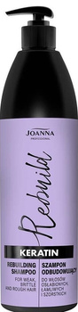 Joanna Professional REBUILD KERATIN Szampon do włosów zniszczonych z keratyną 1000 ml