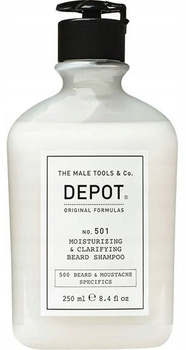 Depot No. 501 Moisturizing & Clarifying Beard Shampoo Oczyszczający i nawilżający szampon do brody 250 ml