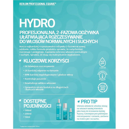 Revlon Equave Dwufazowa odżywka nawilżająca z keratyną 200 ml