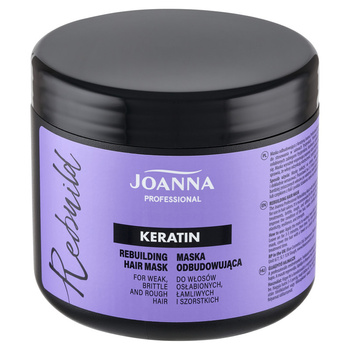 Joanna Professional KERATIN Maska do włosów zniszczonych z keratyną 500 ml