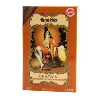 NJD Cosmetics Henne Color Chatain Henna w proszku 100 g