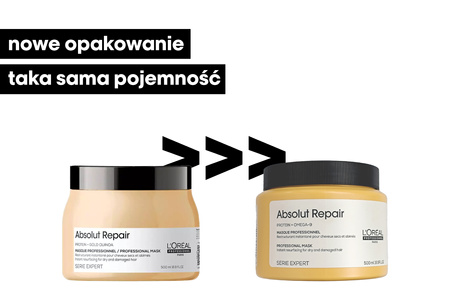 Loreal Absolut Repair Maska do włosów zniszczonych i uwrażliwionych 500 ml