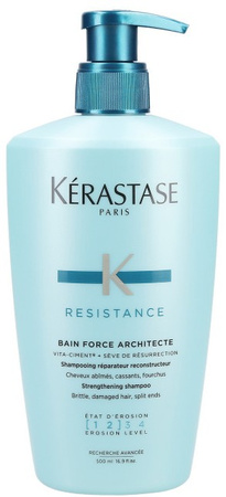 Kerastase Resistance Force Architect Kąpiel wzmacniająca do włosów ekstremalnie zniszczonych [1-2] 500 ml