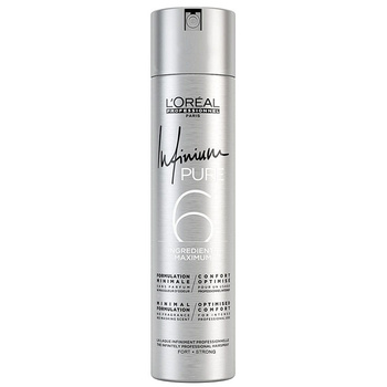 Loreal Infinium Pure Strong Bezwonny lakier do włosów 300 ml