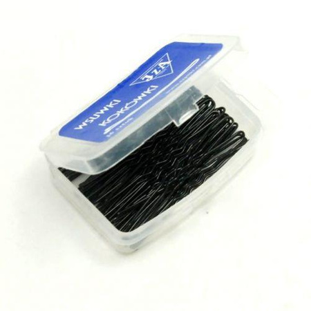 Iza kokówki karbowane 65 mm - 36 szt. - czarne