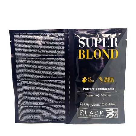 Black Professional Line Bleaching Powder Rozjaśniacz 2 x 30g