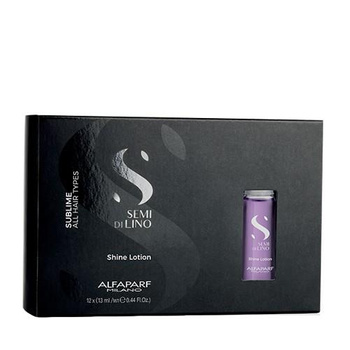 ALFAPARF Semi Di Lino Sublime Shine Lotion Rozświetlający Lotion do Wszystkich Rodzajów Włosów 13 ml