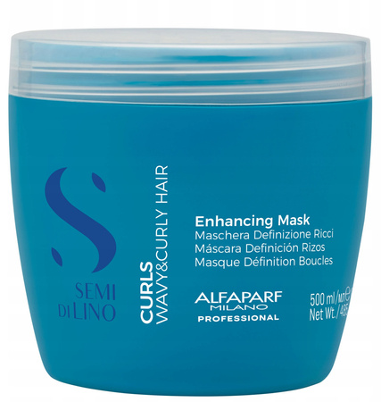 Alfaparf Semi Di Lino Curls Enhancing Mask Maska do włosów kręconych 500 ml