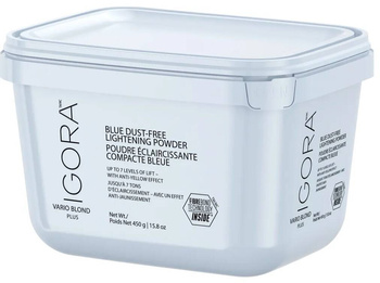 Schwarzkopf Igora Vario Blond Plus Niebieski bezpyłowy rozjaśniacz 450 g
