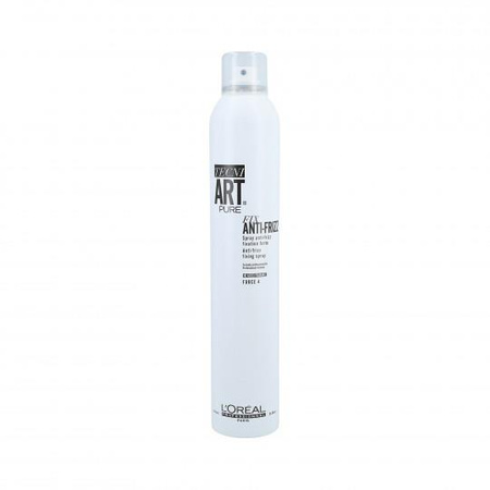 Loreal Tecni.Art PURE Fix Anti-Frizz BEZZAPACHOWY Spray mocno utrwalający 400 ml