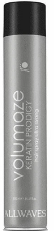 Allwaves Keratin Volumaze Lakier dodający objętości włosom cienkim i delikatnym 750 ml