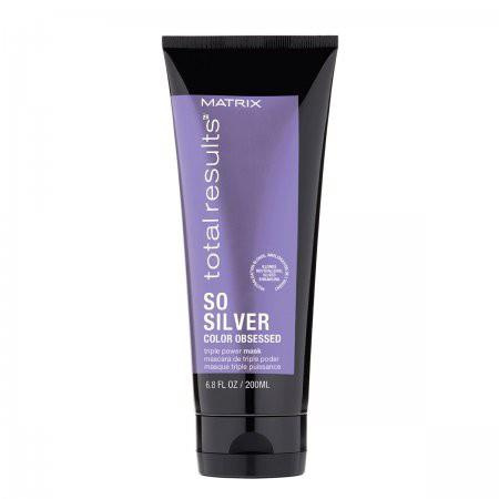 Matrix Total Result So Silver Maska z pigmentem do włosów siwych i blond 200 ml