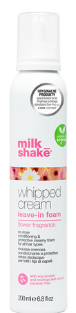 Milk Shake Whipped Cream Flower Fragrance Kremowa odżywka w piance do suchych i zniszczonych włosów 200 ml