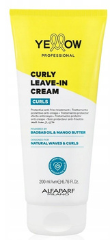 Yellow Curly Leave-In Cream Krem do loków bez spłukiwania 200 ml
