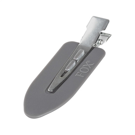 FOX Earth Colors Stone Klipsy fryzjerskie SZARY 6szt/op