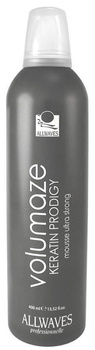 Allwaves Volumaze Keratin Mousse Pianka do włosów z keratyną 400 ml