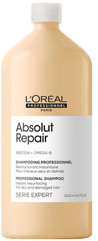 Loreal Absolut Repair Szampon do włosów zniszczonych i uwrażliwionych 1500 ml