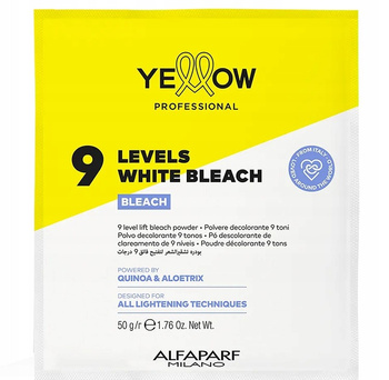 Yellow Bleach 9 Levels Of Lift Bezpyłowy rozjaśniacz do 9 tonów 50 g