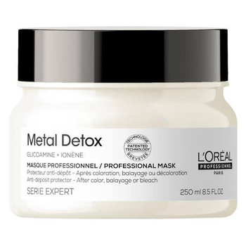 Loreal Metal Detox Maska po koloryzacji oraz dekoloryzacji z glikoaminą 250 ml