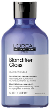 Loreal Blondifier Gloss Szampon nabłyszczający do włosów blond  300 ml