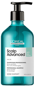 Loreal Scalp Advanced Anti Grass Oilness Szampon oczyszczający 500 ml