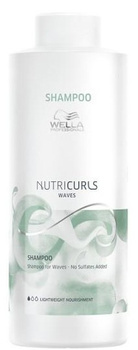Wella Nutricurls Waves Szampon odżywczy podkreślający fale 1000 ml