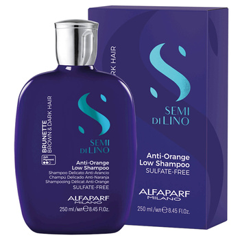 Alfaparf Semi Di Lino Anti-Orange Low Shampoo Szampon niwelujący miedziane refleksy 250 ml
