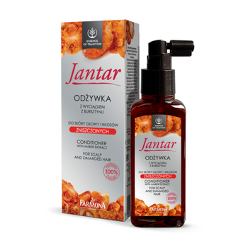 JANTAR Odżywka wcierka z wyciągiem z bursztynu 100 ml