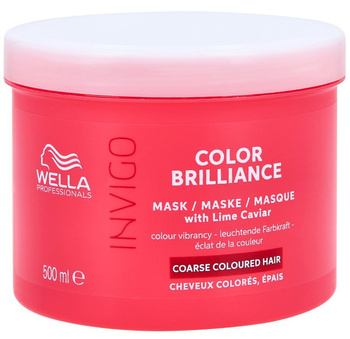 WELLA INVIGO COLOR BRILLIANCE MASK Maska do włosów farbowanych grubych 500 ml