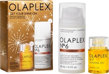 OLAPLEX Get Your Shine On Kit Zestaw prezentowy, No.6 100ml + No.7 30ml