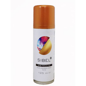 Sibel Metallic Spray Gold Koloryzujący spray do włosów ZŁOTY  125 ml