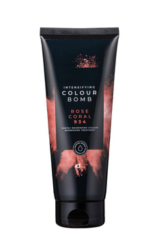 ID HAIR COLOUR BOMB Koloryzująca odżywka z keratyną i wit. B5 -  ROSE CORAL 200 ml