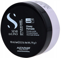 Alfaparf Semi di Lino Style&Care Glossy Pomade Nabłyszczająca pomada do włosów 90 ml