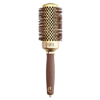Olivia Garden Expert Blowout Shine Szczotka do modelowania i suszenia włosów złoto brązowa 45 mm