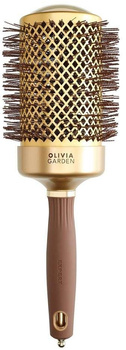 Olivia Garden Expert Blowout Shine Szczotka do modelowania i suszenia włosów złoto brązowa 65 mm