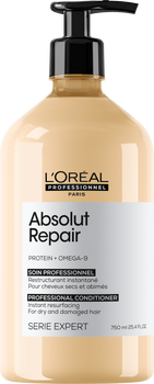 Loreal Absolut Repair Odżywka do włosów zniszczonych i uwrażliwionych 750 ml