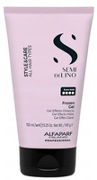 Alfaparf Semi di Lino Style&Care Frozen Gel Bardzo mocny żel do stylizacji włosów 150 ml