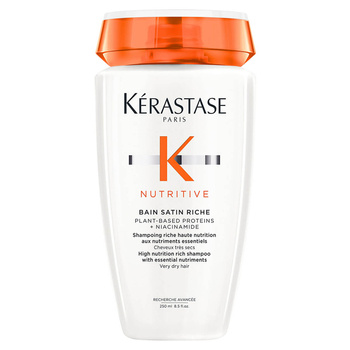 Kerastase Nutritive Bain Satin Riche Wzbogacona kąpiel odżywcza do włosów grubych 250 ml