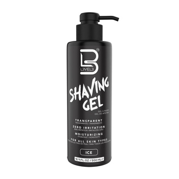 LEVEL3 SHAVING GEL Żel do golenia - ICE 500 ml